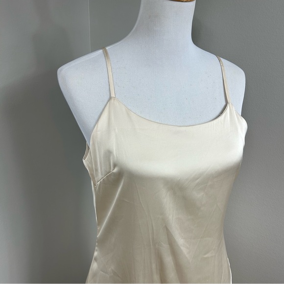 Nasty Gal sleeveless spaghetti strap mini slip on dress with open back Sz 8 - Picture 9 of 9